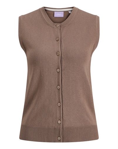 JJXX - JXOphelia Comfy Cardigan Vest - Brown Lentil